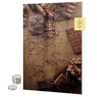 Magnet board Chocoladeblokjes