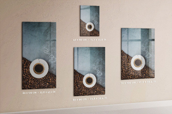 Magneet bord Een kopje koffie
