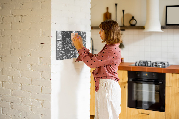 Magnetisch bord Beschilderde pizza