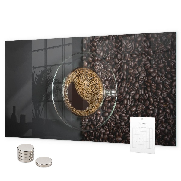 Magnetisch bord Een kopje koffie