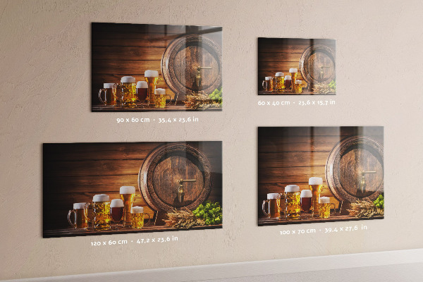 Magneetbord Een biervat
