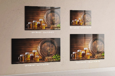 Magneetbord Een biervat