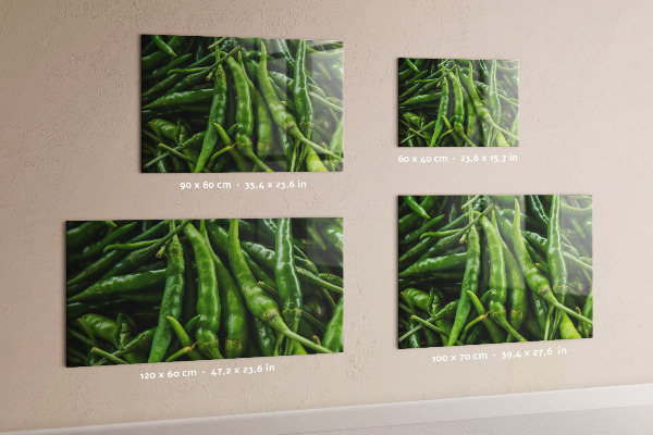 Magnetisch bord Groene paprika