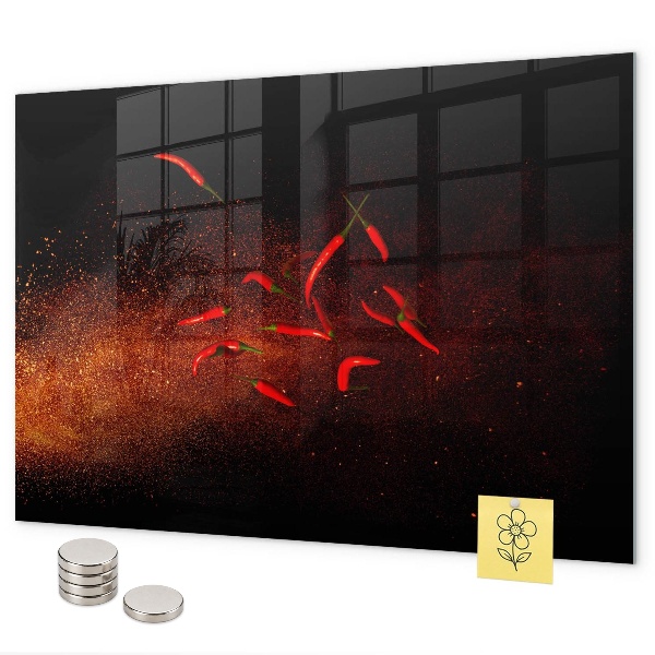 Magnetisch bord Chilipepers