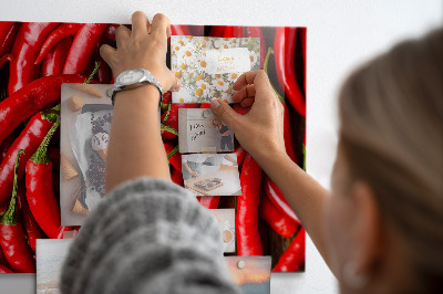 Magneetbord Hete pepers