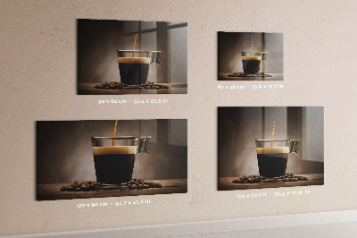 Magneetbord Een kopje koffie
