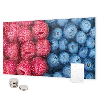 Magnetisch bord Bosbessen en frambozen