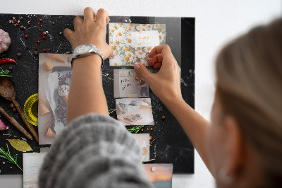 Magneetbord Specerijen op het aanrecht
