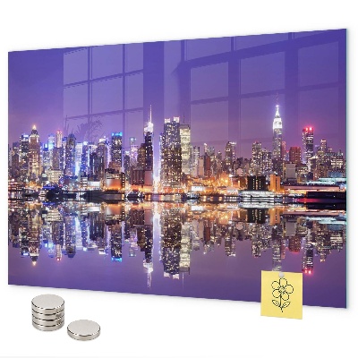 Magneetbord New York 's nachts