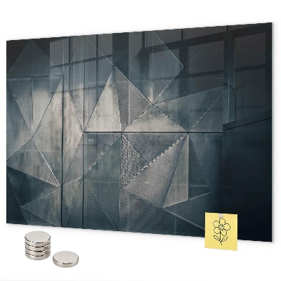 Magneetbord Metaalabstractie