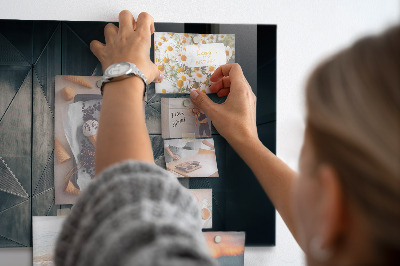 Magneetbord Metaalabstractie