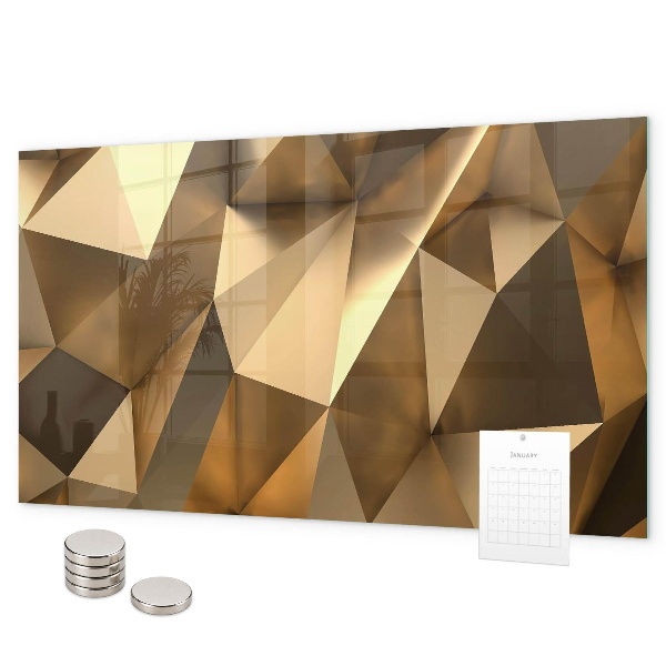 Magneetbord Abstracte driehoeken