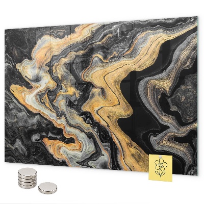 Magneetbord Gouden marmer