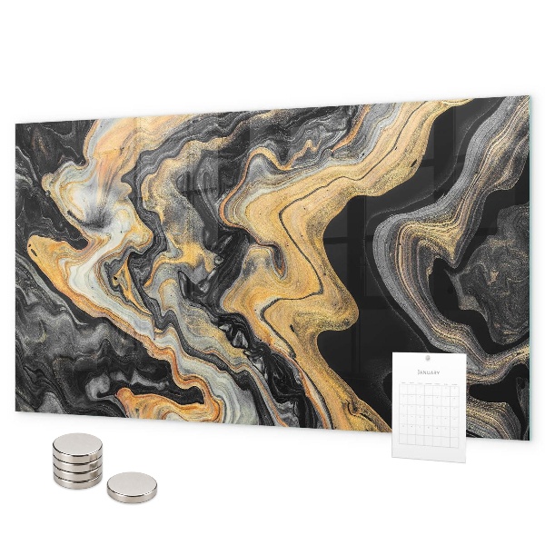 Magneetbord Gouden marmer