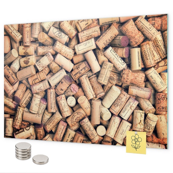 Magneetbord Wijnkurken