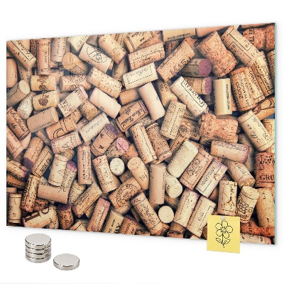 Magneetbord Wijnkurken