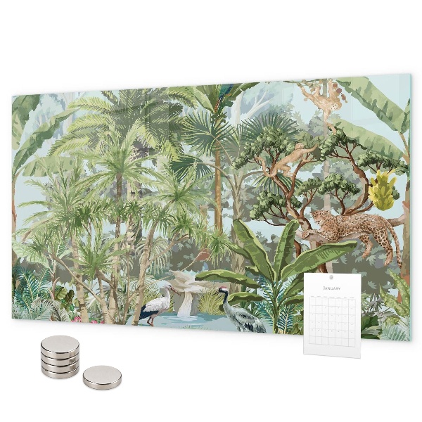 Magneetbord Jungle natuur natuur