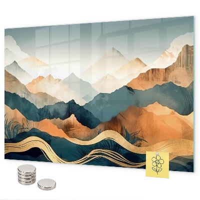 Magnetisch bord Berglandschap