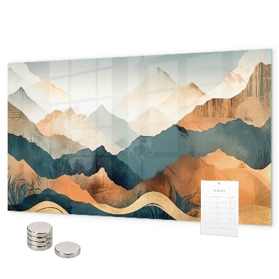 Magnetisch bord Berglandschap