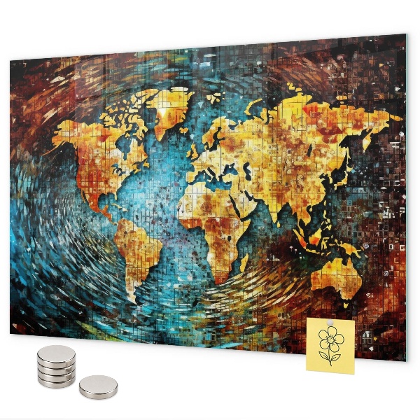 Magnetisch bord Een wereld van chaos
