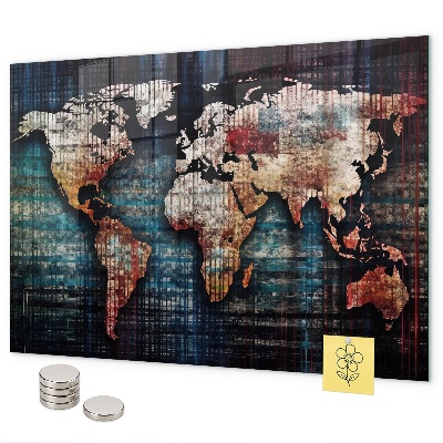 Magneetbord Lineaire kaart