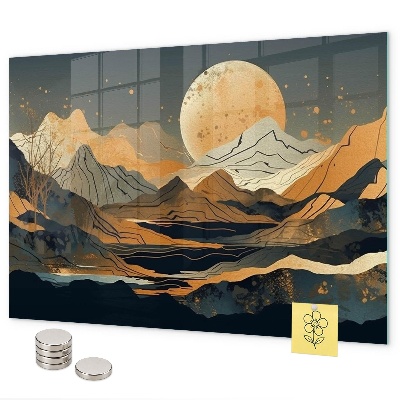 Magnetisch bord Abstract landschap
