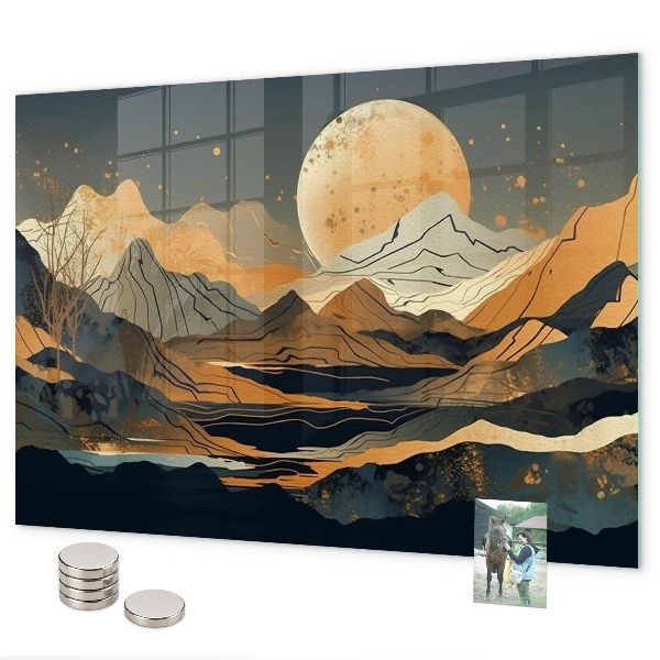 Magnetisch bord Abstract landschap