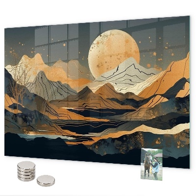 Magnetisch bord Abstract landschap