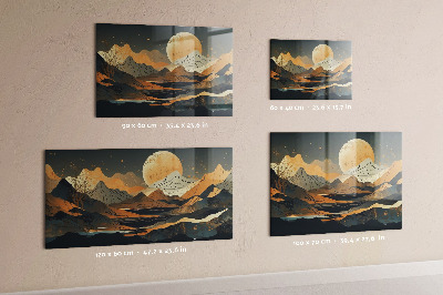 Magnetisch bord Abstract landschap
