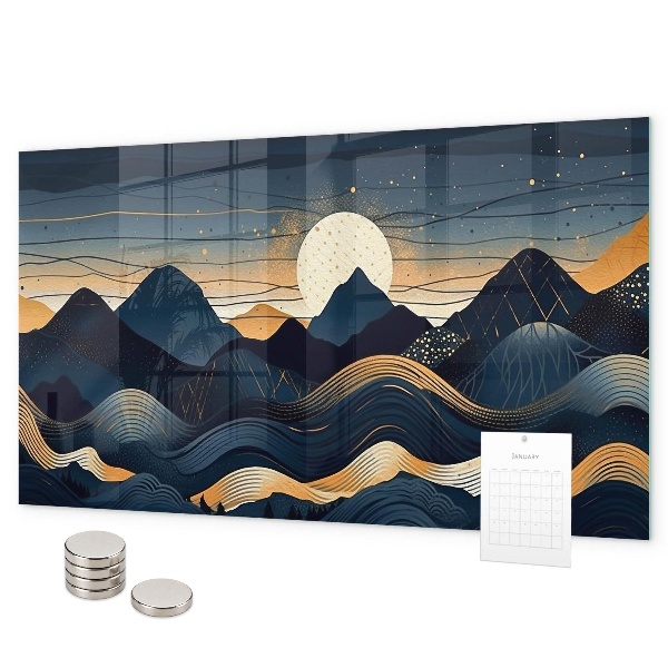 Magneetbord Zonsonderganglandschap
