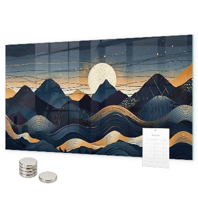 Magneetbord Zonsonderganglandschap