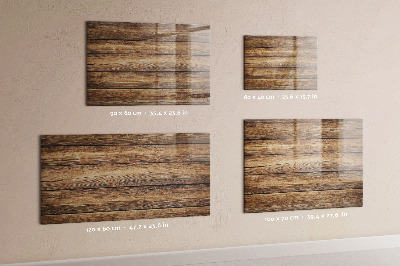 Magnetisch bord Houten planken
