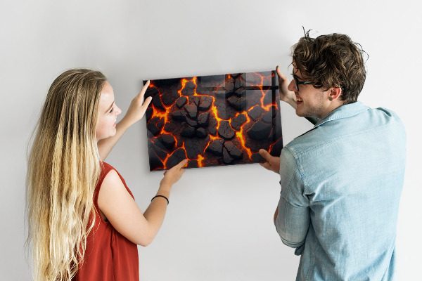 Magnetisch bord Lava-vulkaan