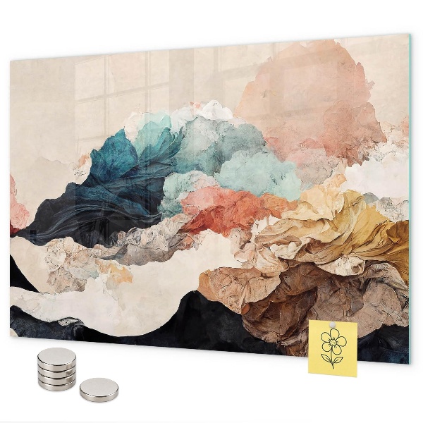 Magneetbord Abstract landschap