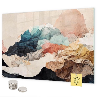 Magneetbord Abstract landschap