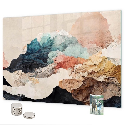 Magneetbord Abstract landschap