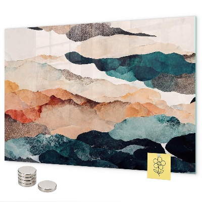 Magnetisch bord Abstract landschap