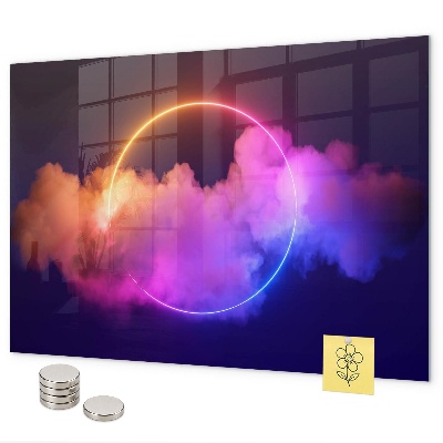 Magneetbord 3D rookabstractie