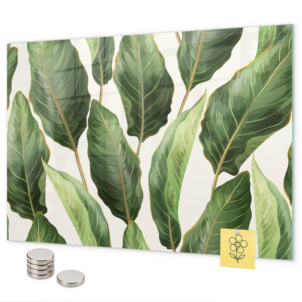 Magnetisch bord Palmbladeren