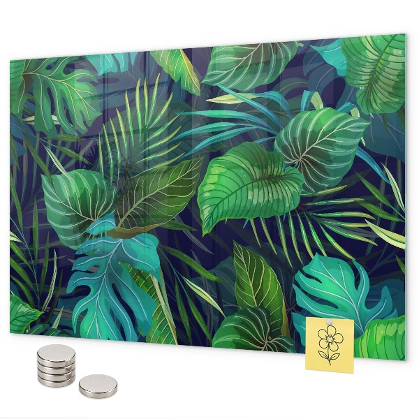 Magneetbord Exotische bladeren