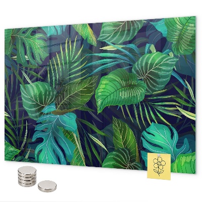 Magneetbord Exotische bladeren