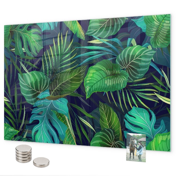 Magneetbord Exotische bladeren