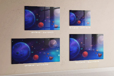 Magnetisch bord Melkwegstelsel van planeten