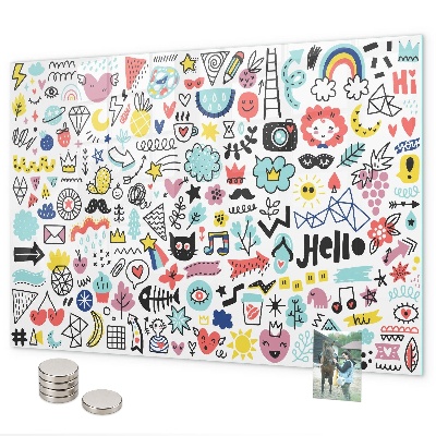 Magnetisch bord Afbeeldingen van schetsen