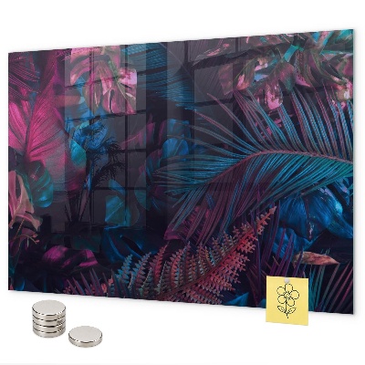 Magneetbord Exotische bloemen