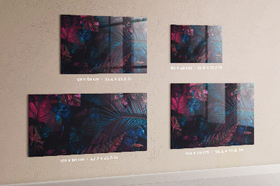 Magneetbord Exotische bloemen