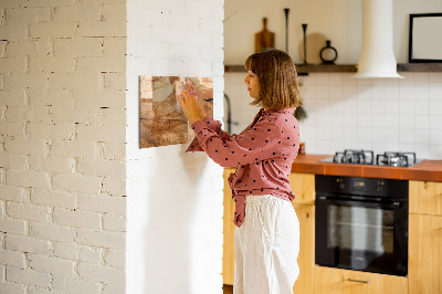 Magnetisch bord Houtstructuur