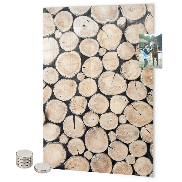 Magneet bord Een omgehakte boom
