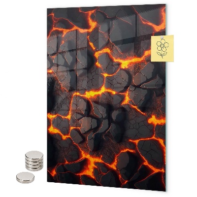 Magnet board Vulkanische lava