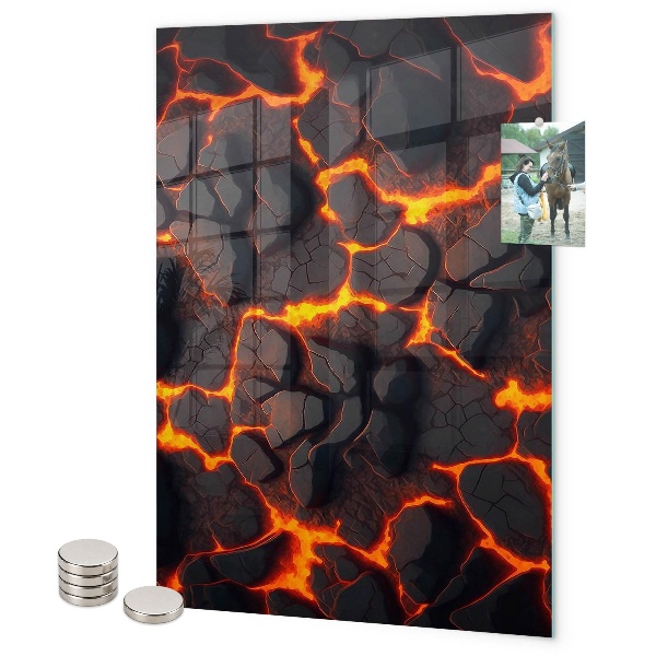Magnet board Vulkanische lava